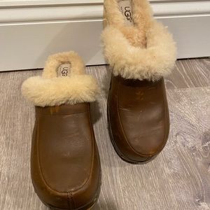 UGG Brown Clogs